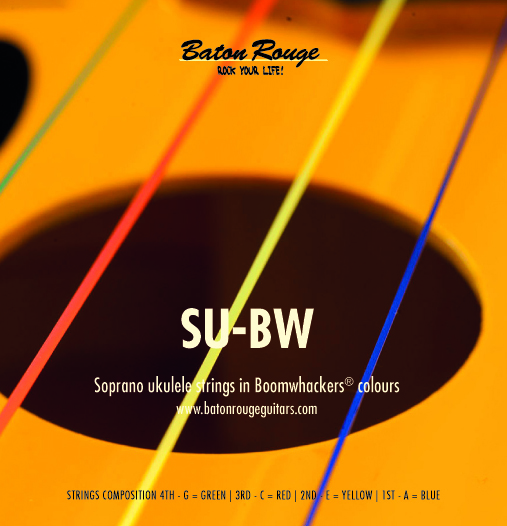 Ukulelesaiten - Baton Rouge SU-BW Strings Soprano Ukulele