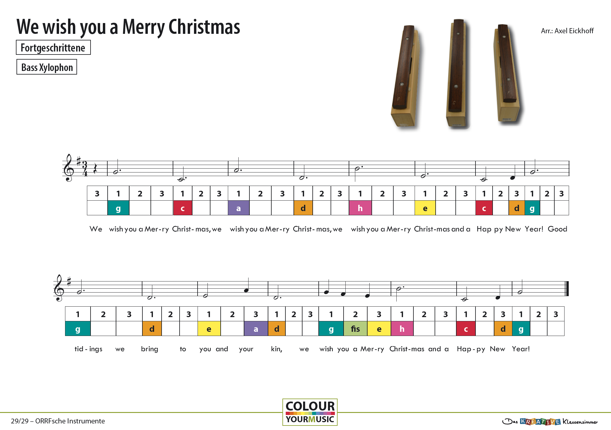 We wish you a Merry Christmas - Orff 