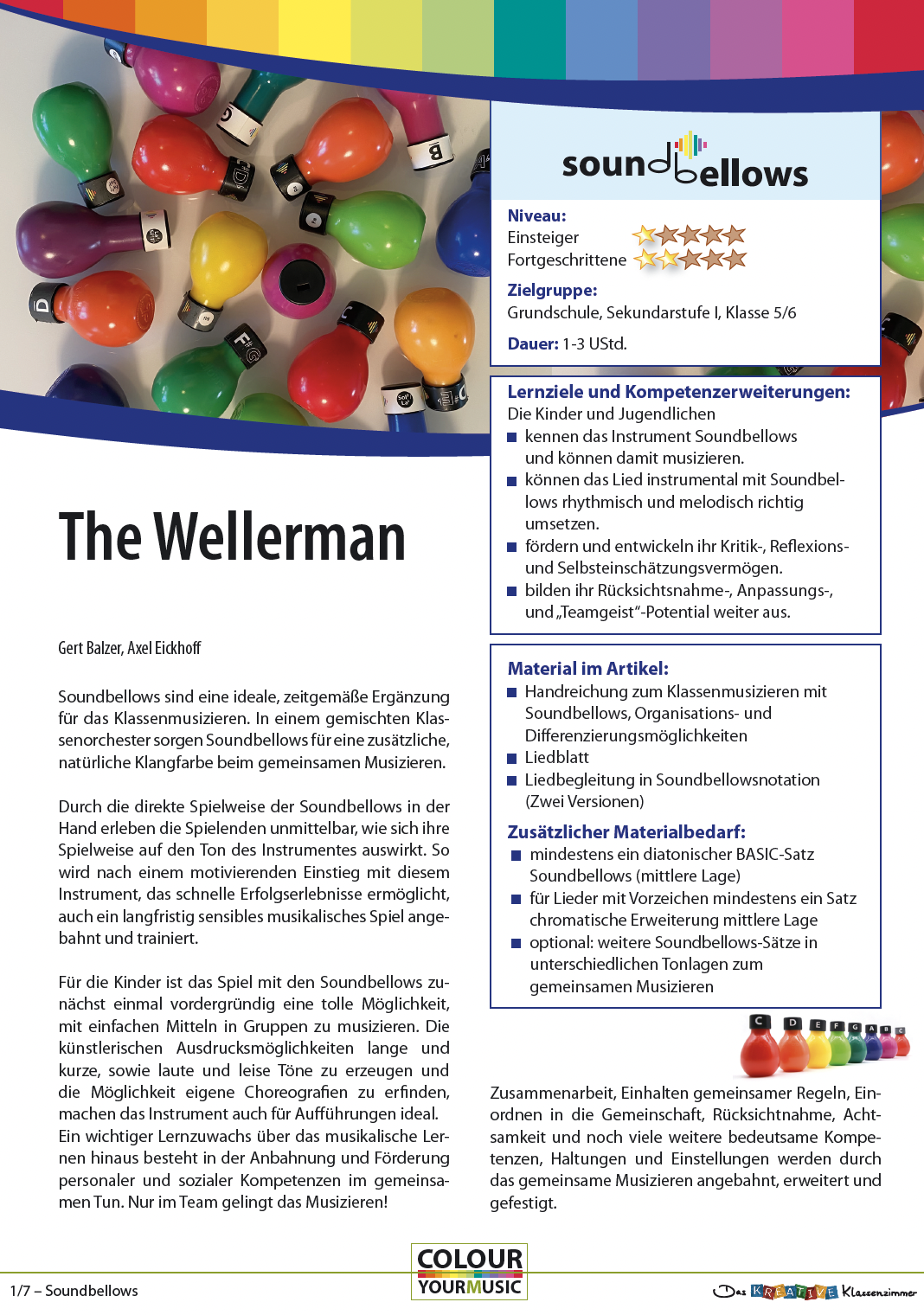 The Wellerman (Soon may the Wellerman come) - Klassenmusizieren