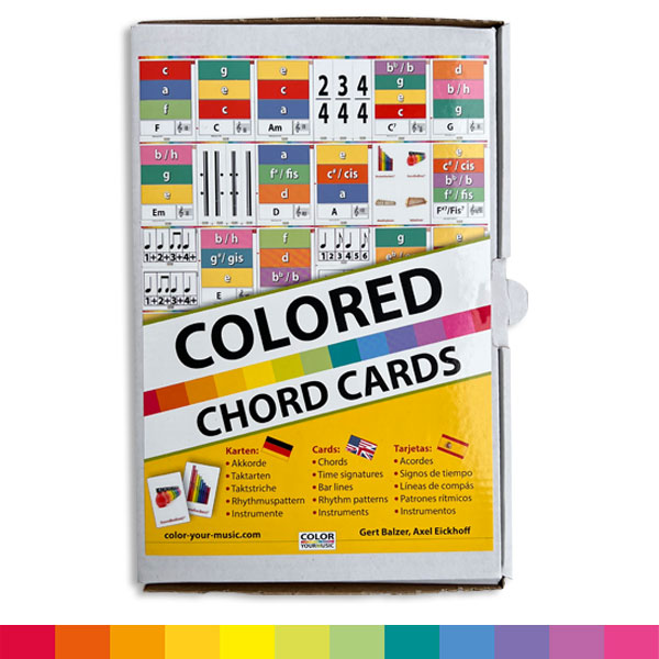 Colored Chord Cards