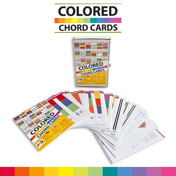 Colored Chord Cards
