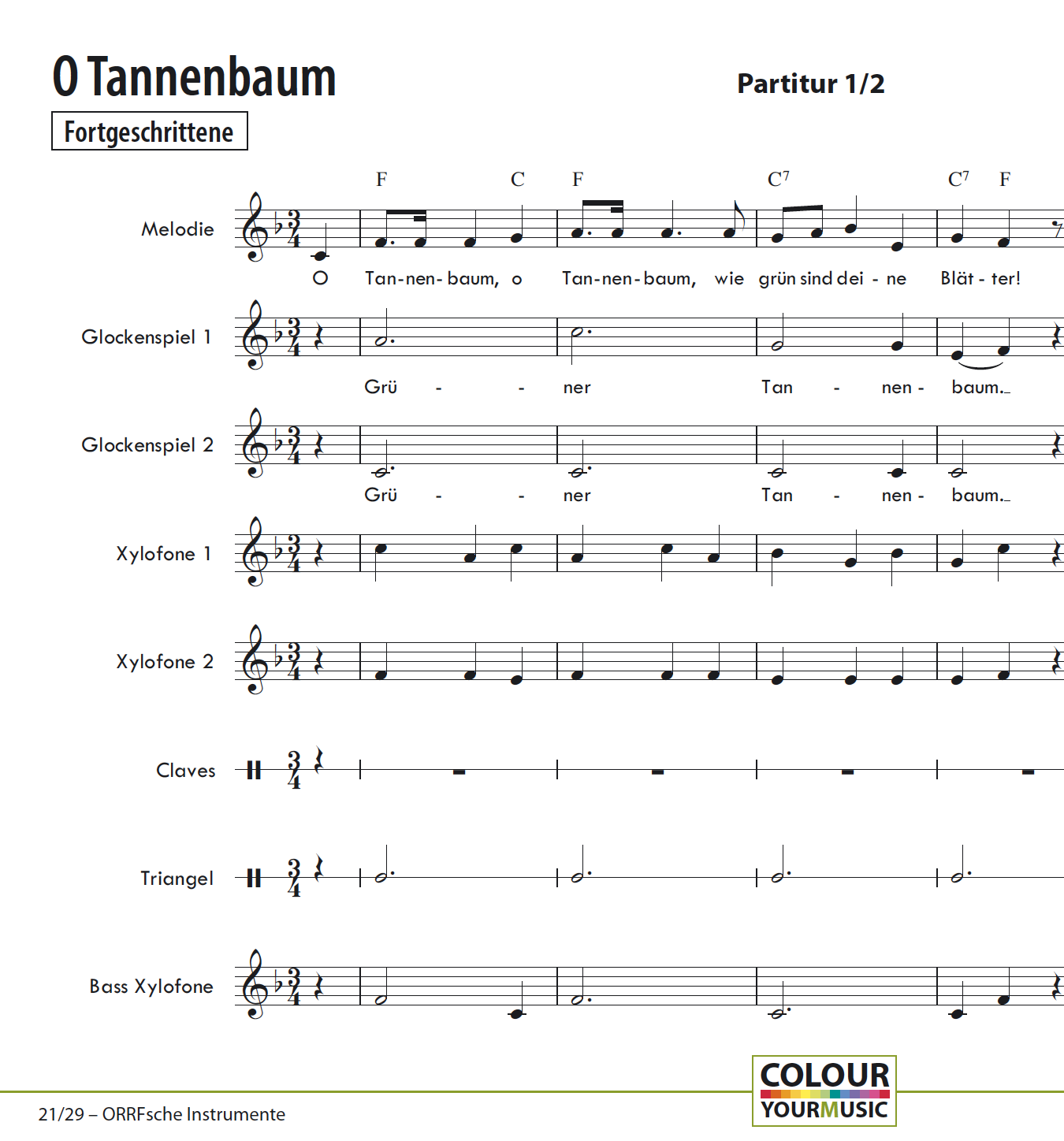 O Tannenbaum - Orff