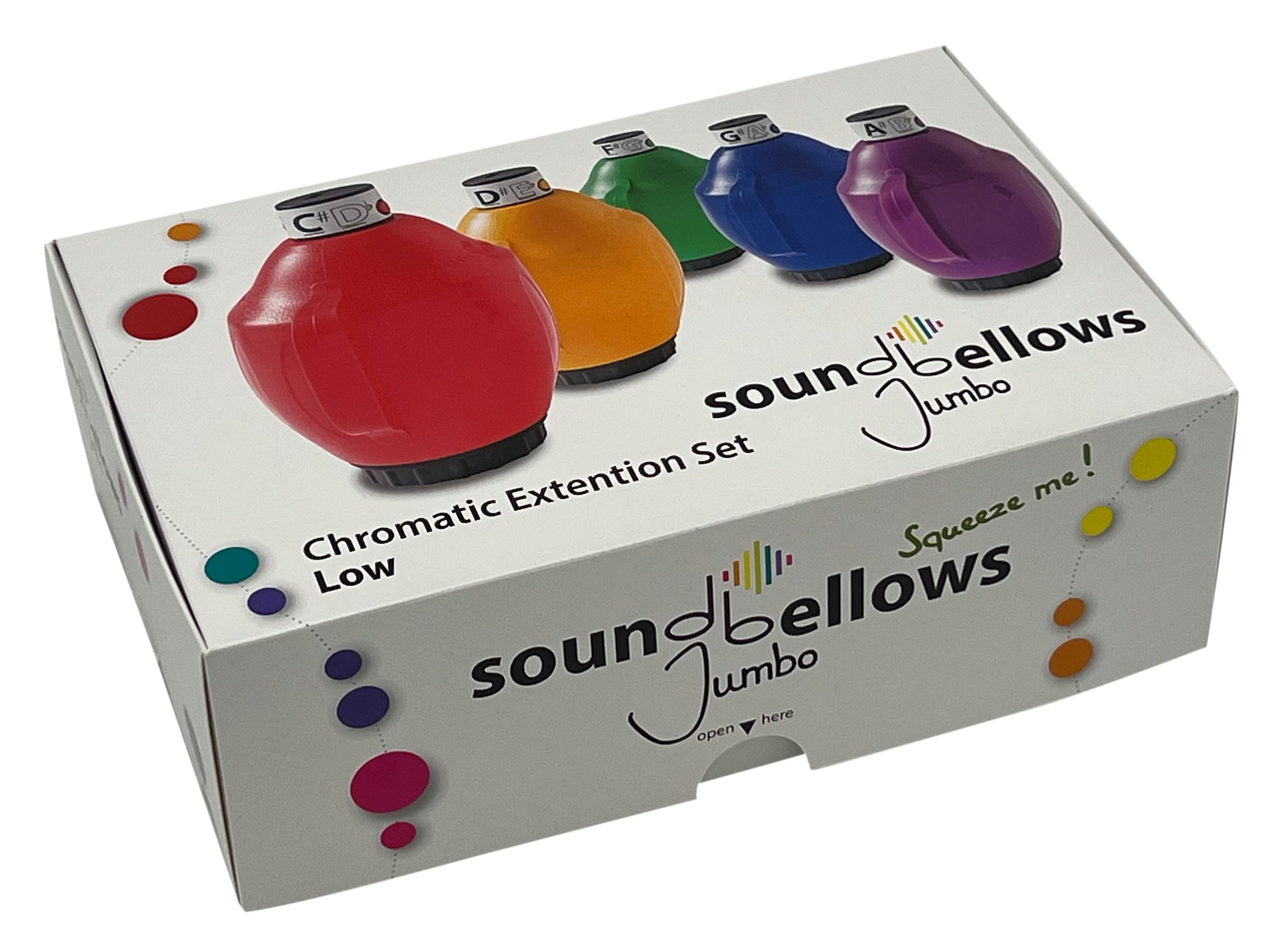 Soundbellows Jumbos - chromatische Ergänzung -  Set tief C#'-A#'