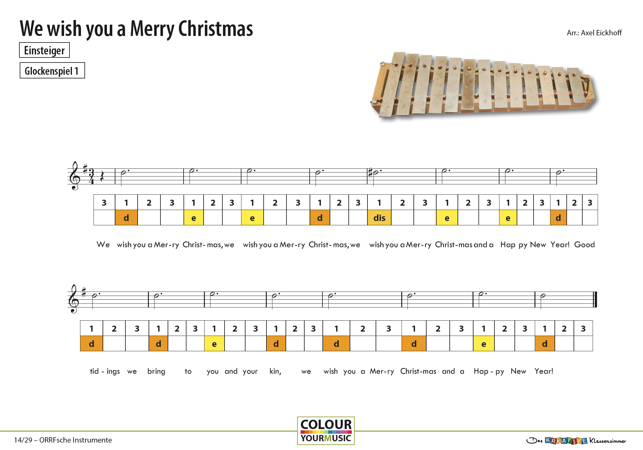 We wish you a Merry Christmas - Orff 